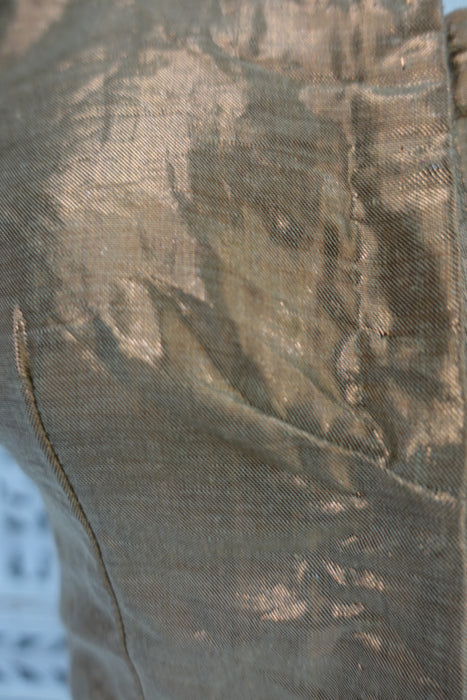 Shimmering Gold Sari Blouse - To Fit Bust 35 - Preloved