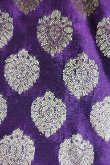 Plum Embroidered Tote Bag - New - Indian Suit Company