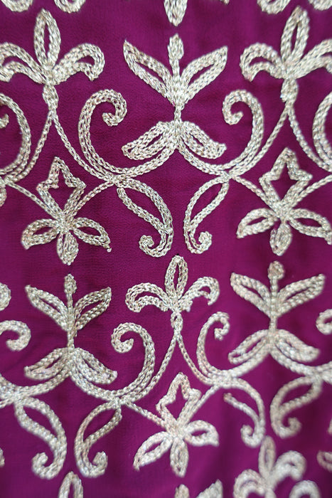 Plum & Pink Sharara Ghaghara - UK 10 / EU 36 - New - Indian Suit Company
