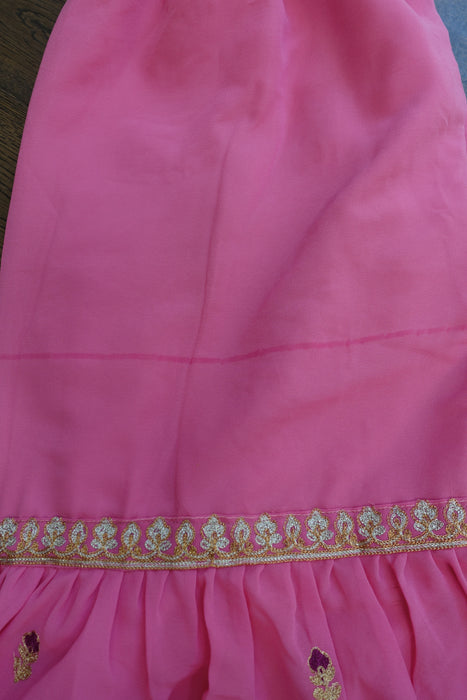 Plum & Pink Sharara Ghaghara - UK 10 / EU 36 - New - Indian Suit Company