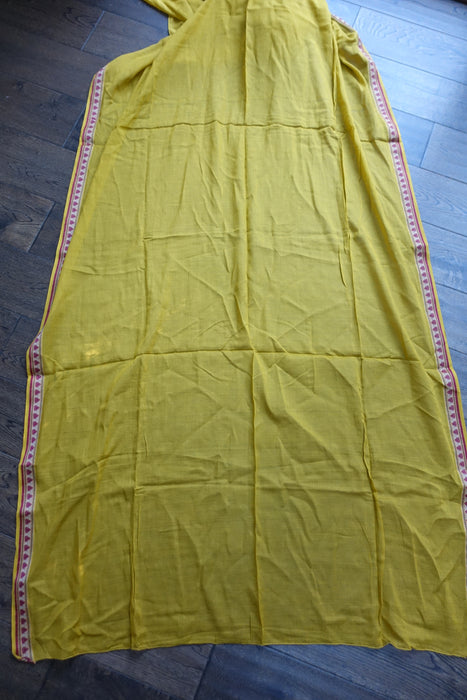 Ochre Cotton Dupatta - New