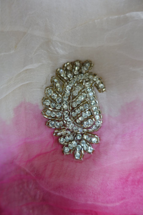 Cream & Maroon Salwar Kameez UK 10 / EU 36 - Preloved - Indian Suit Company