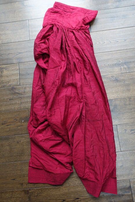 Dark Red Off Shoulder Salwar Kameez - UK 14/EU 40 - Preloved