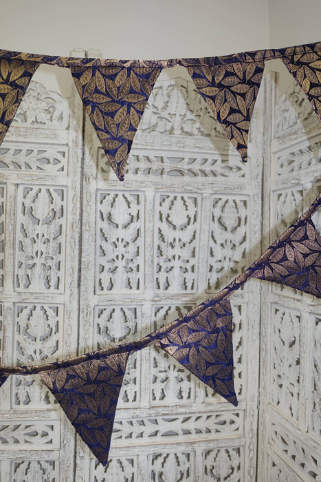 Navy & Gold Bunting - 6.1 Metres