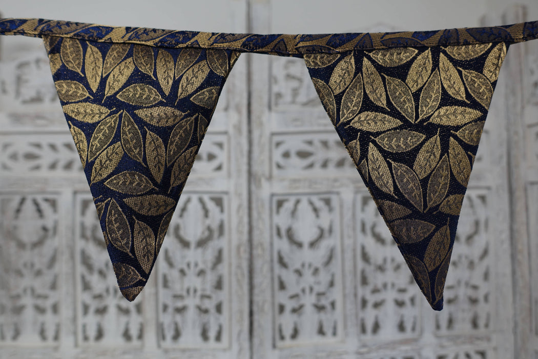 Navy & Gold Bunting - 6.1 Metres