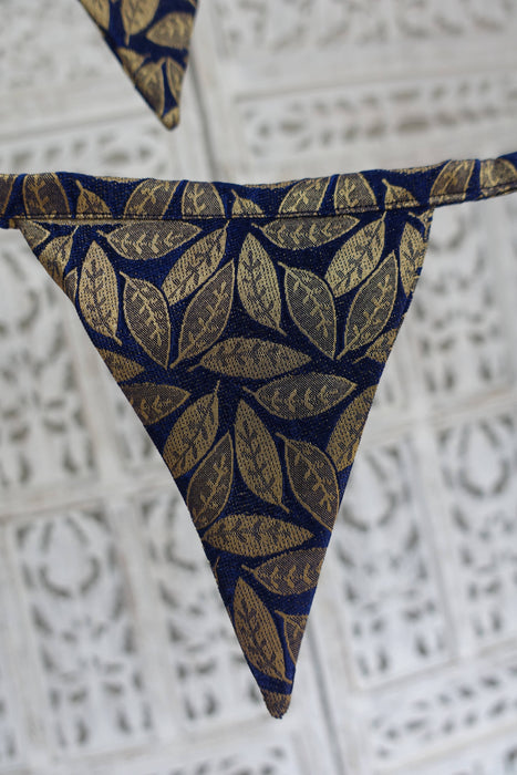 Navy & Gold Bunting - 6.1 Metres