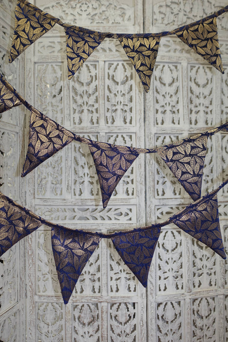 Navy & Gold Bunting - 6.1 Metres