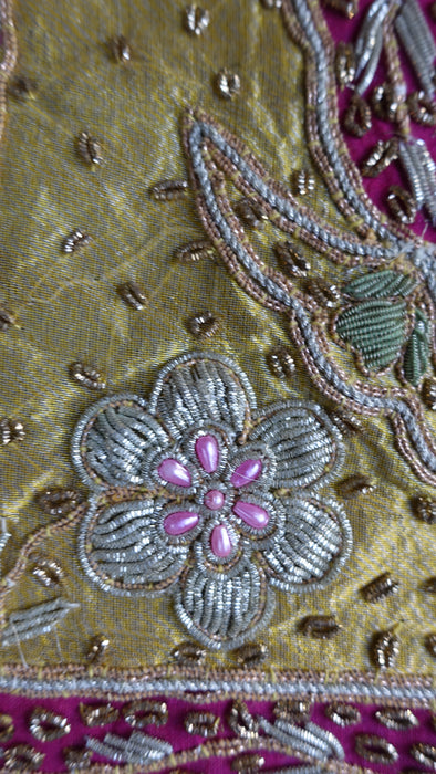 Gold Vintage Wedding Lengha - UK 22 / EU 48 - Preloved