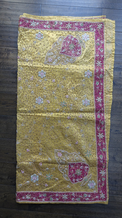 Gold Vintage Wedding Lengha - UK 22 / EU 48 - Preloved