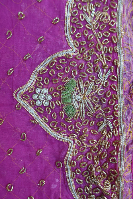 Dusky Pink Vintage Wedding Dupatta - New
