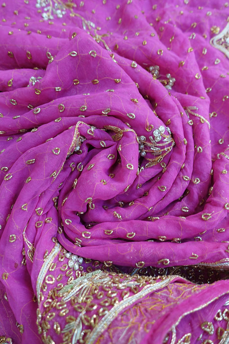 Dusky Pink Vintage Wedding Dupatta - New