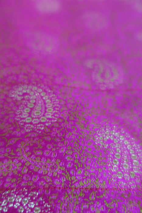 Pink Vintage Silk Brocade Bag