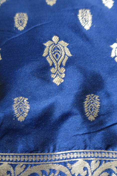 Blue Banarsi Tote Bag- New