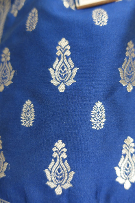 Blue Banarsi Tote Bag- New