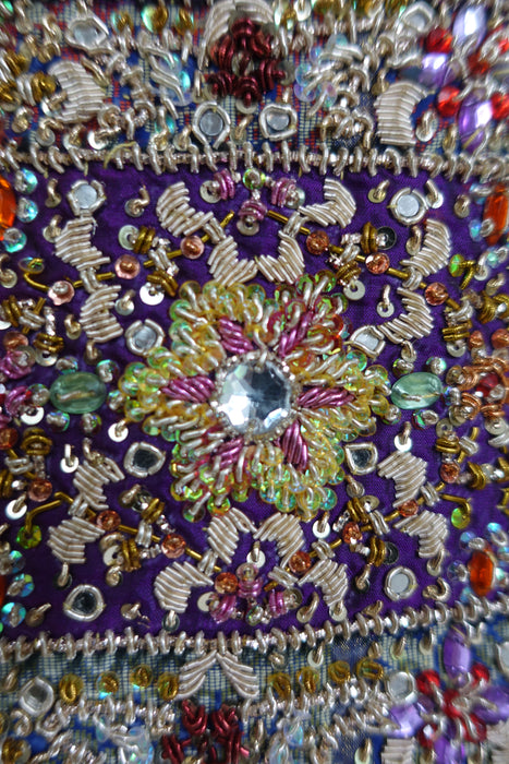 Blue Bandhani Print Tote Bag - New