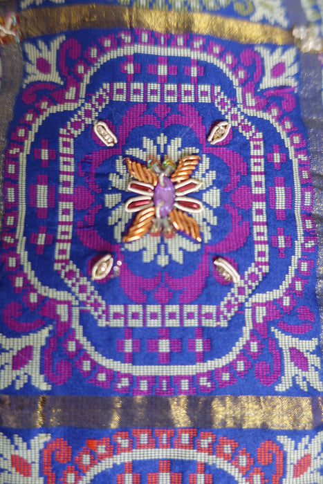 Blue Bandhani Print Tote Bag - New