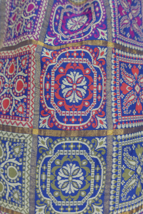 Blue Bandhani Print Tote Bag - New