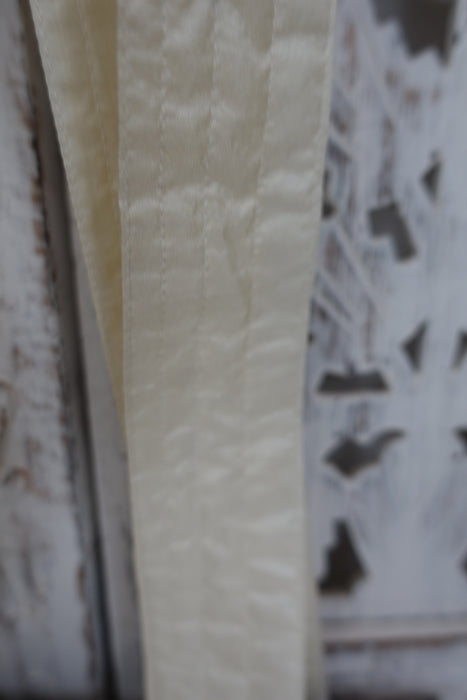 Cream Vintage Silk Tote Bag - New