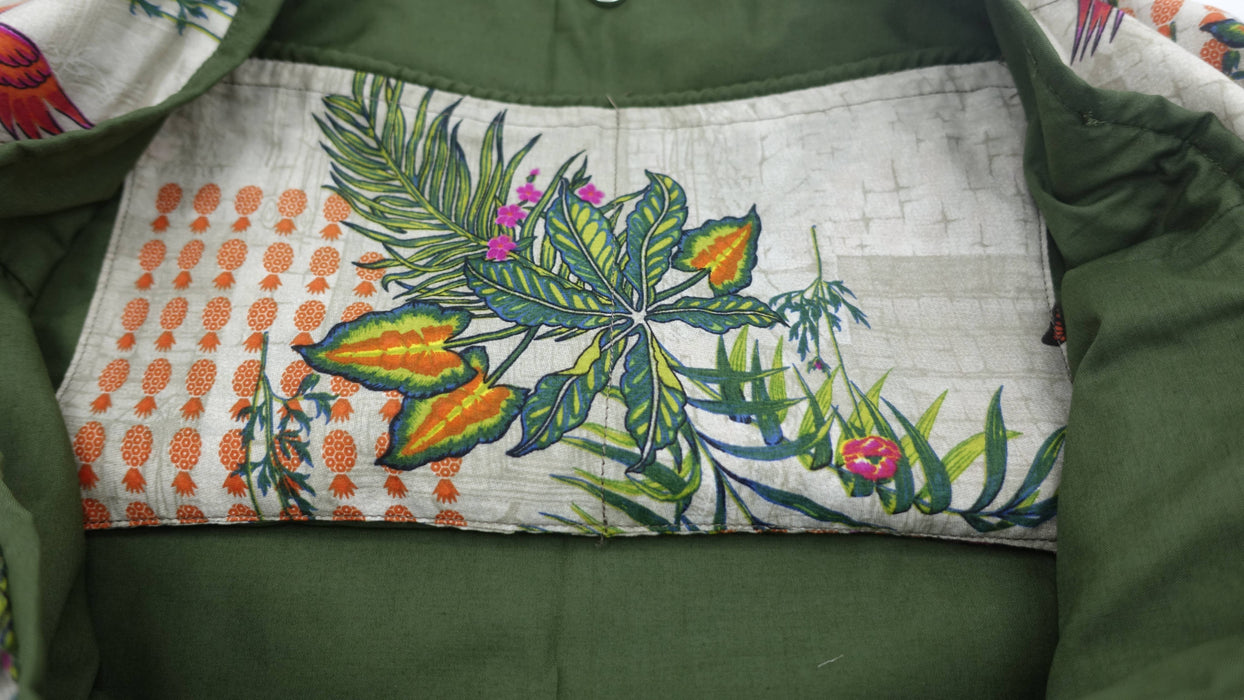 Exotic Print Cotton Tote Bag