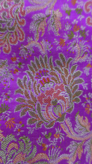 Pink Brocade With Soft Crepe Lining Gift Bag