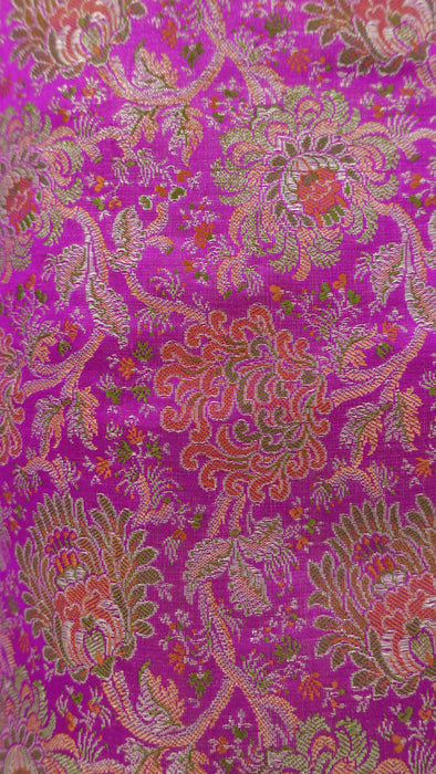 Pink Brocade With Soft Crepe Lining Gift Bag