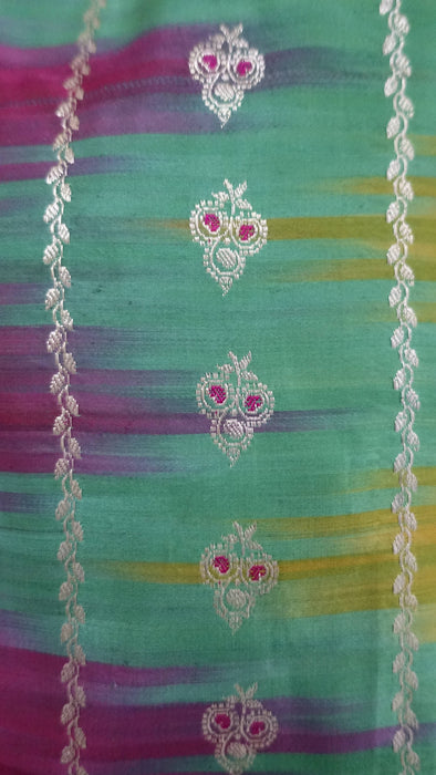 Lehriya Banarsi Brocade Tote Bag