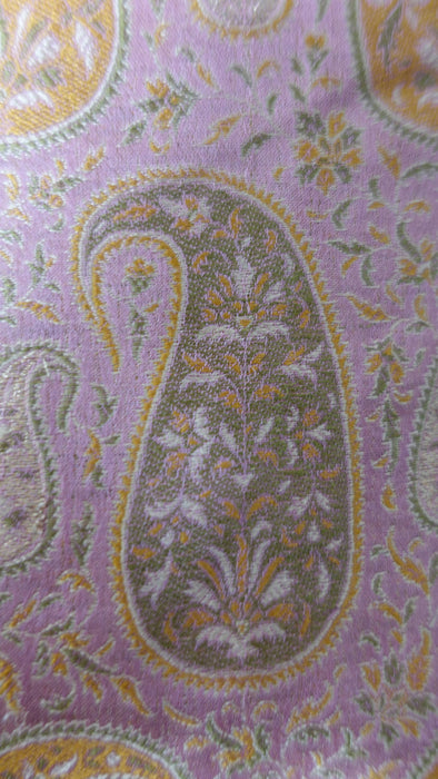 Soft Pink Paisely Silk Tote Bag