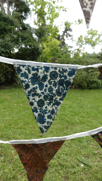 Retro Printed Bunting Paisley Bunting - 12.5 Metres