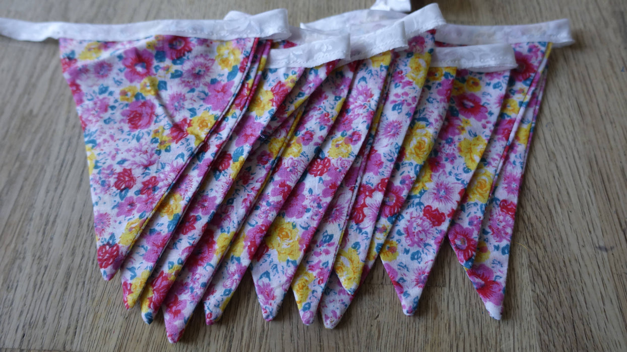 Floral Print Bunting - 12.5 Metres