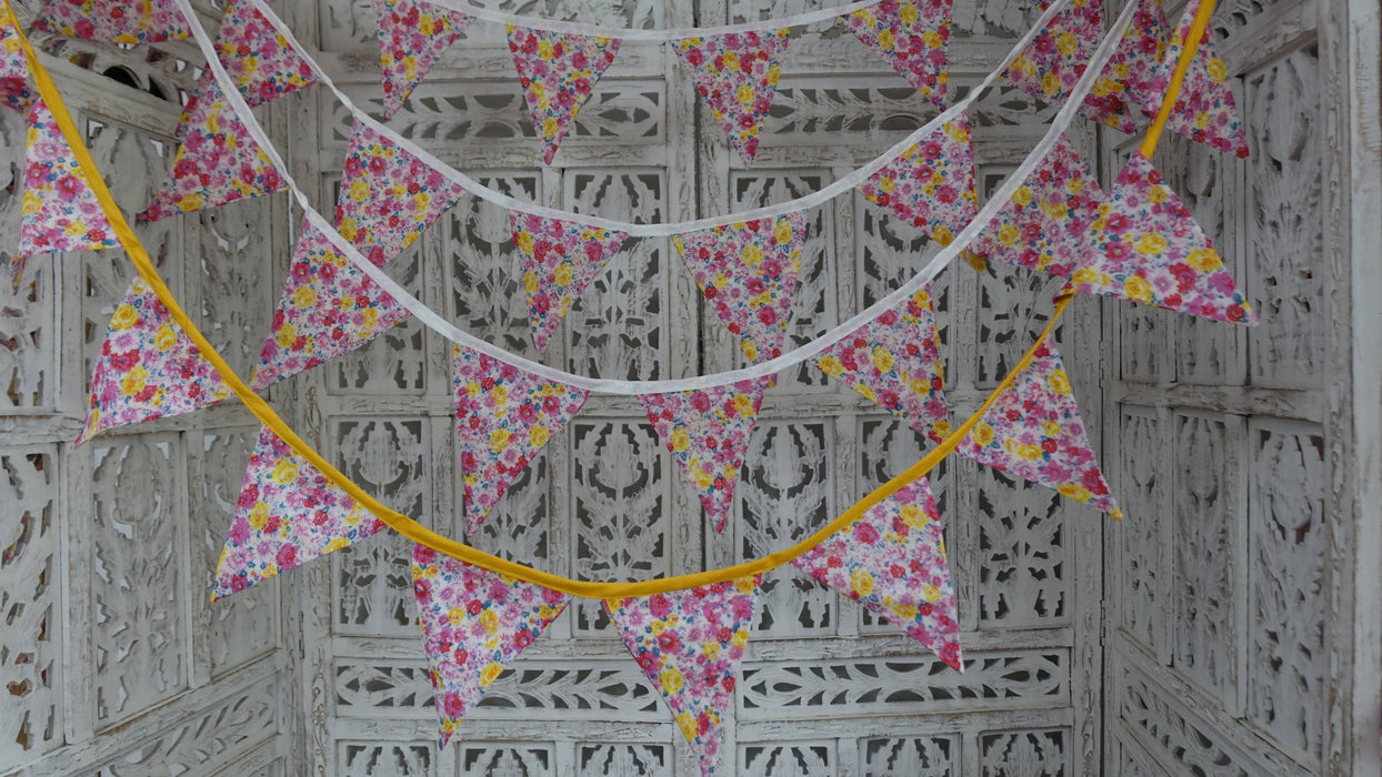Floral Print Bunting - 12.5 Metres