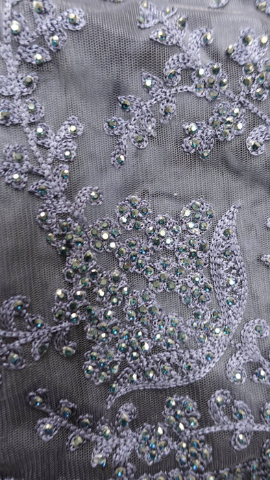 Navy Blue Sparkling Stone Gown - UK 12/ EU 38 - Preloved