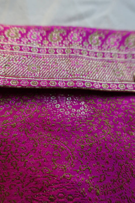 Pink Vintage Brocade Envelope