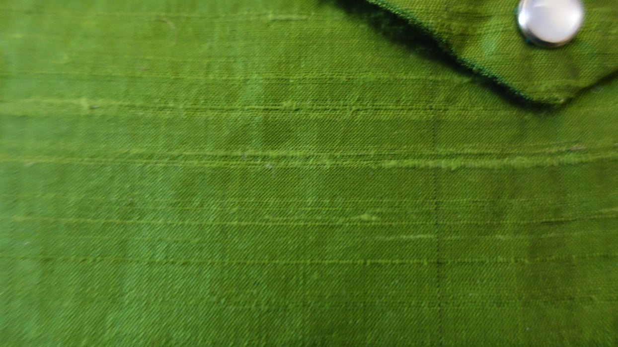 Apple Green Raw Silk Envelope