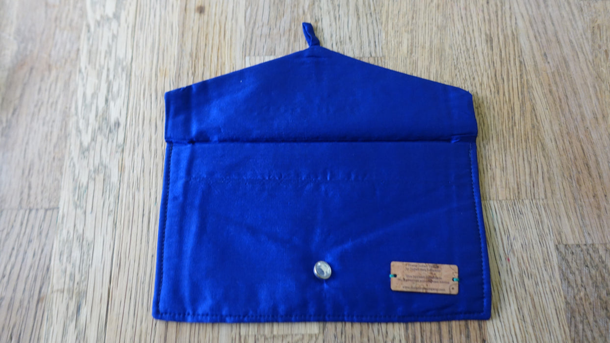 Royal Blue Silk Envelope