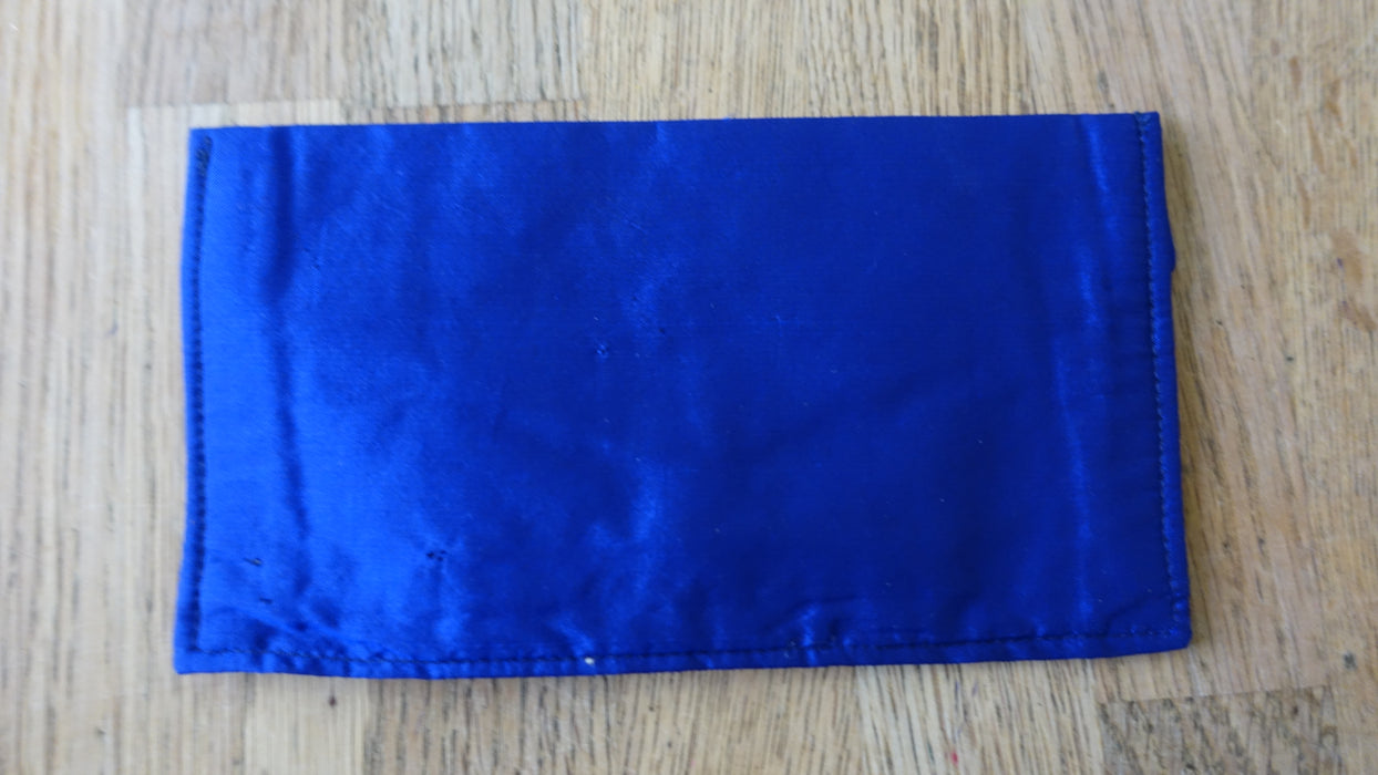 Royal Blue Silk Envelope