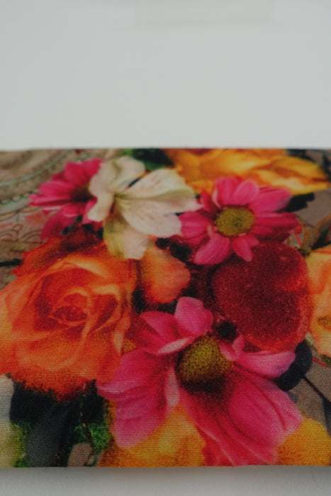 Beige Floral Envelope