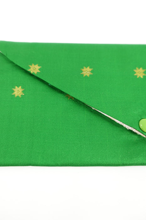 Emerald Green Silk Gift Envelope