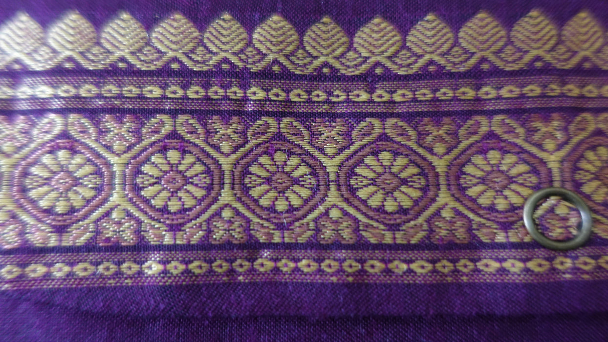 Purple Cotton Silk Gift Envelope