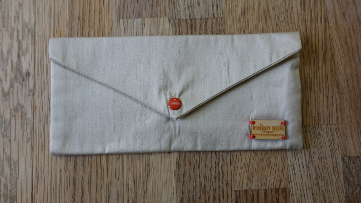 Cream Silk Gift Envelope