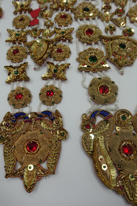 Vintage Zardosi Collection Of Wedding Necklaces - Preloved