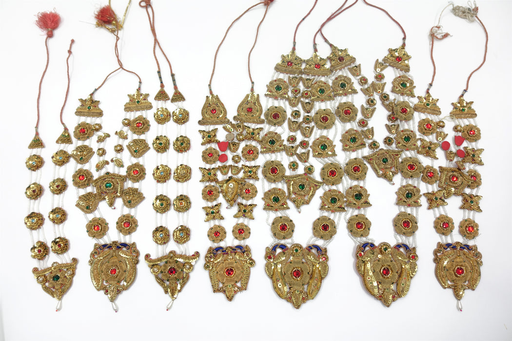 Vintage Zardosi Collection Of Wedding Necklaces - Preloved