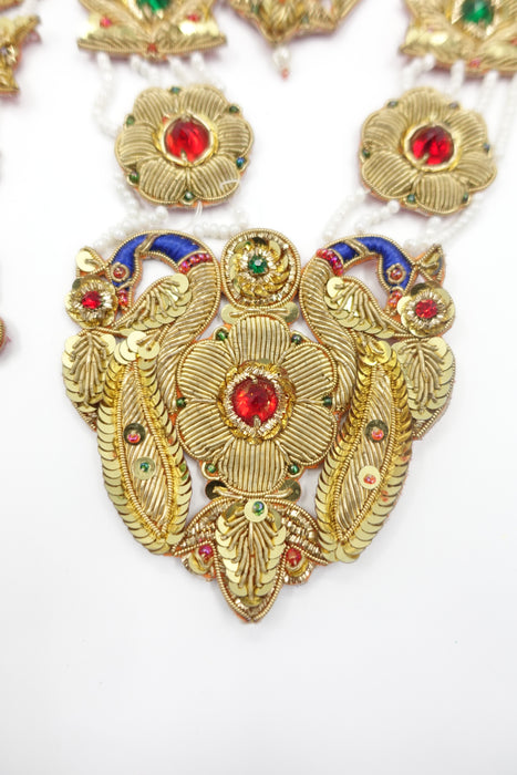 Vintage Zardosi Collection Of Wedding Necklaces - Preloved