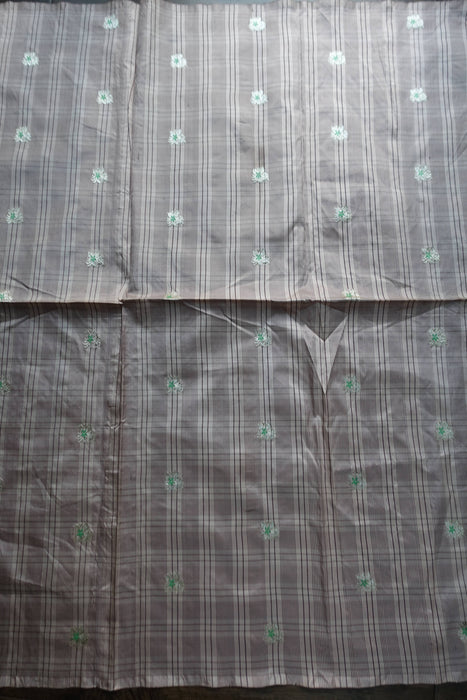 Beige Vintage Square Hand Finished Tablecloth - New