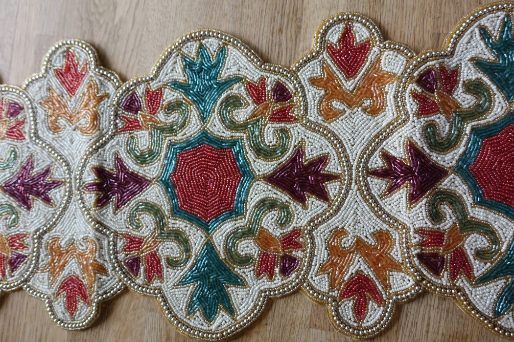 Beaded Table Decoration Mat