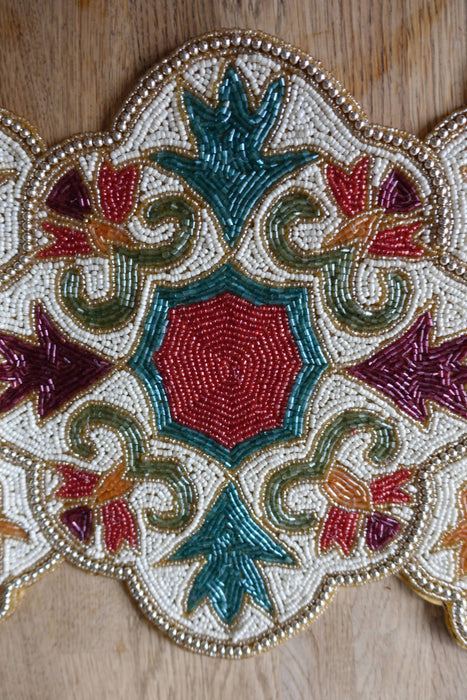 Beaded Table Decoration Mat