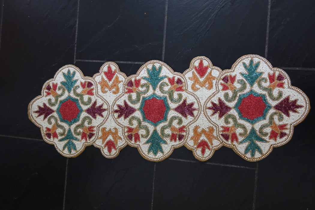 Beaded Table Decoration Mat