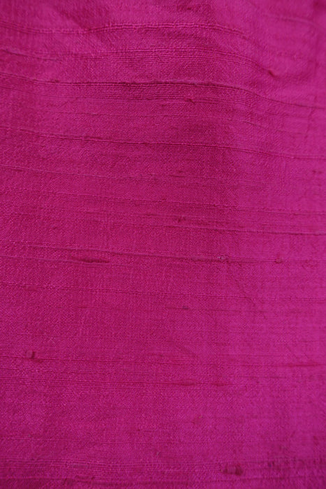 Pink Raw Silk Embroidered Churidaar - UK 12/EU 38 - New