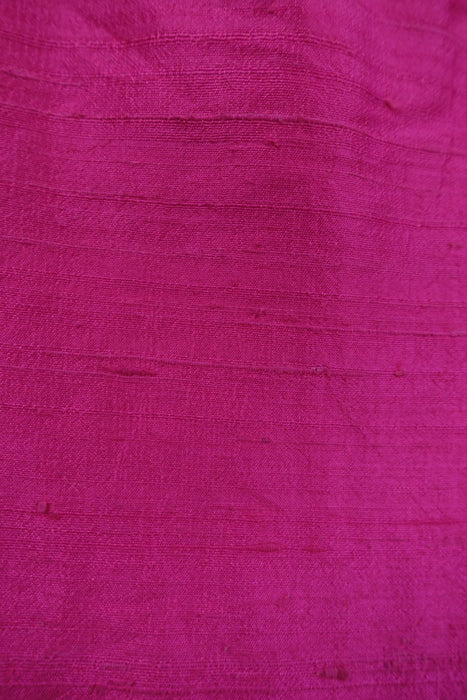 Pink Raw Silk Embroidered Churidaar - UK 12 / EU 38 - New