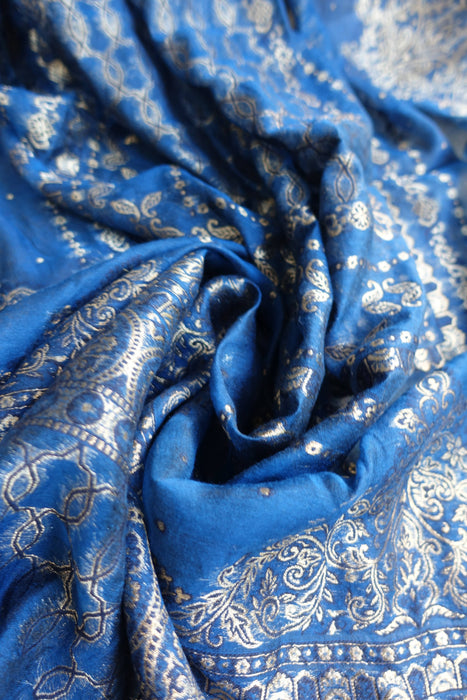 Blue Churidaar With Shawl - UK 12/EU 38 - Preloved