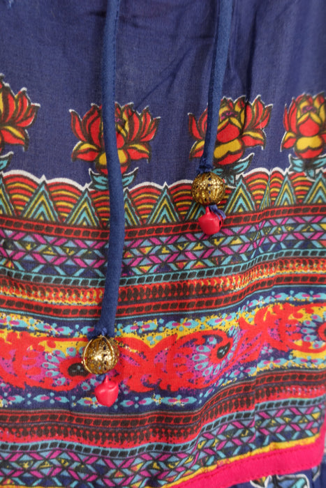 Blue Biba Frock With Plain Churidaar - UK 12 / EU 38 - New